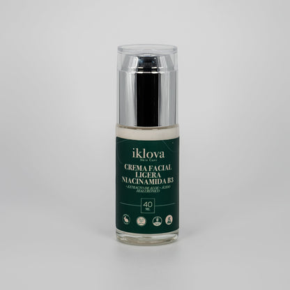 Crema Facial Ácido Hialurónico + Niacinamida (B3) + Extracto de Aloe