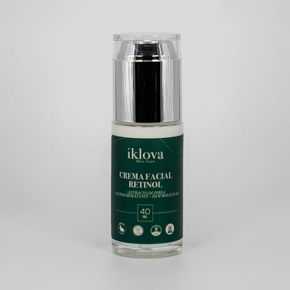 Crema Facial Extracto de Perlas, Bio Retinol y Colágeno