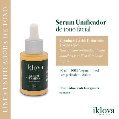 Sérum de Ácido Hialurónico + Vitamina C + Factor Aclarante