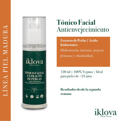 Tónico Facial Ácido Hialurónico + Extracto de Perlas