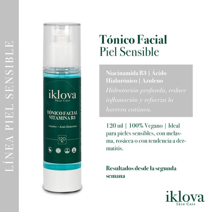 Tónico Facial Niacinamida (B3) + Azuleno