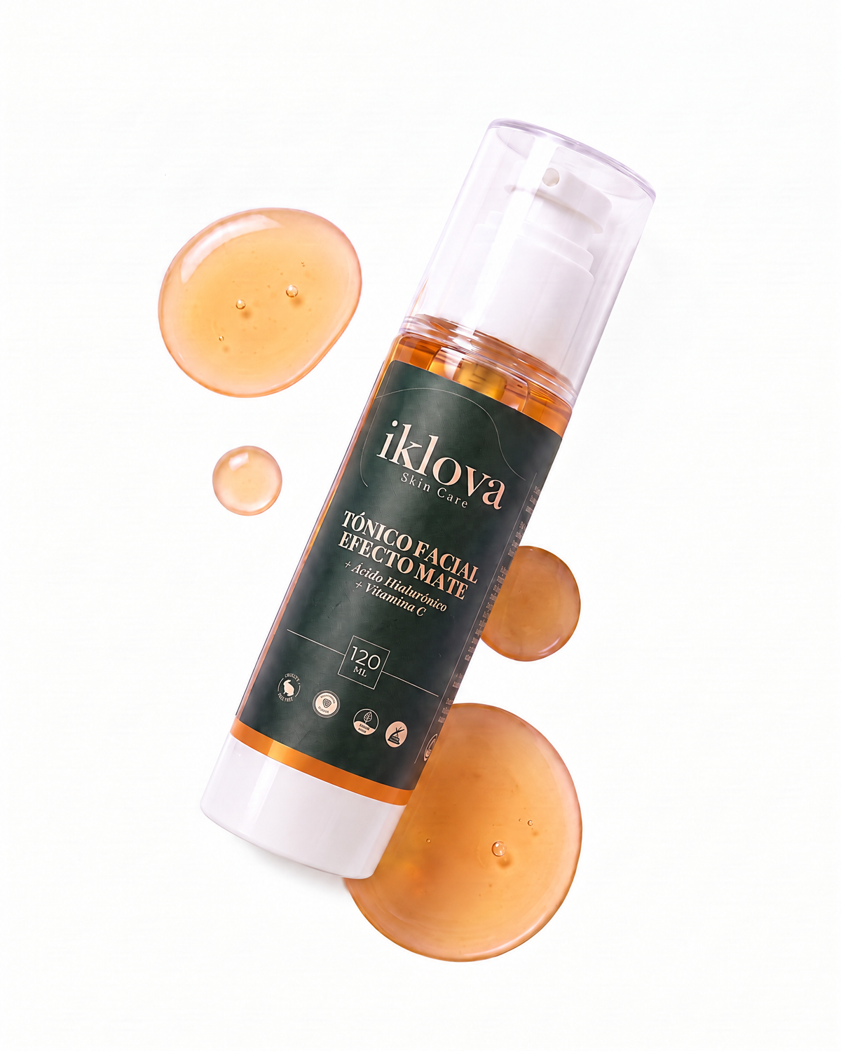 Tónico Facial Ácido Hialurónico + Vitamina C + Factor Aclarante