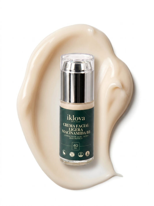 Crema Facial Ácido Hialurónico + Niacinamida (B3) + Extracto de Aloe